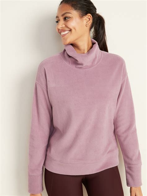 funnel neck pullovers for women.